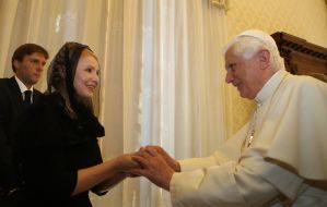 Юлія Тимошенко та Бенедикт ХVI