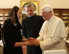 Юлія Тимошенко та Бенедикт ХVI