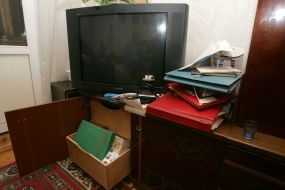 Disorder in the apartment of Ivan Archakov