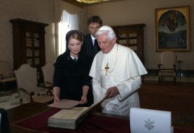 Юлія Тимошенко та Бенедикт ХVI