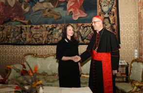 Юлія Тимошенко та Тарчізіо Бертоне