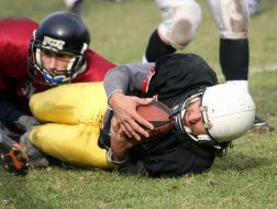 American soccer. FC ”Slavyane” (Kiev) vs. FC ”Varyagi” (Donetsk)