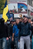 Ukrainian Insurgent Army march participants