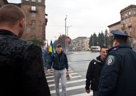 Ukrainian Insurgent Army march participants