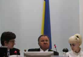 Andrey Magera, Vladimir Shapoval and Zhanna Usenko-Chernaya
