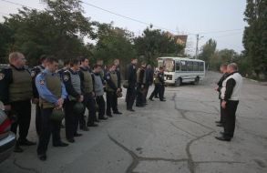 Сотрудники милиции