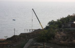 Транспортировка немецкой авиабомбы