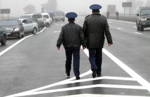 Employees of the State traffic police