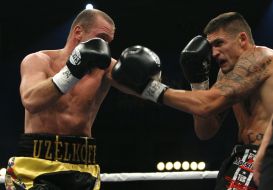 Vyacheslav Uzelkov and Tomash ”Jumbo” Adamek