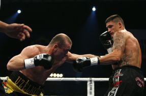 Vyacheslav Uzelkov and Tomash ”Jumbo” Adamek