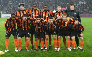 The players of FC ”Shakhtar” (Donetsk)