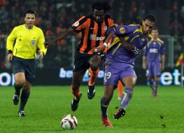 Julius Aghahowa and Etien Kapue