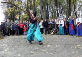 Показовий виступ козаків