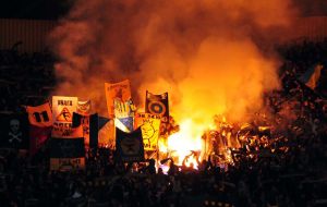 The fans of FС ”Metallist” (Kharkov)