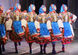 Participants of Kuban cossack choir