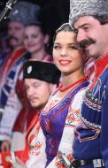 Participants of Kuban cossack choir