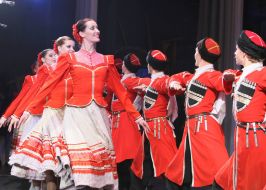Participants of Kuban cossack choir