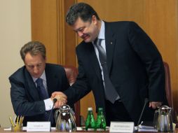 Микола Оніщук та Петро Порошенко