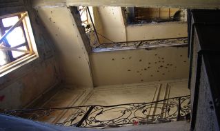 A stair in Russov’s house