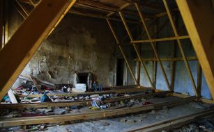 Garbage in one of apartments of  Russov’s house