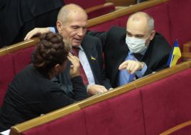 Liliya Grigorovich, Yaroslav Kendzer and Ivan Stoyko