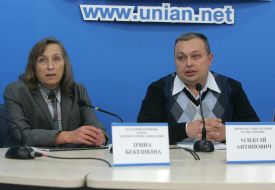 Irina Bekeshkina and Aleksey Antipovich