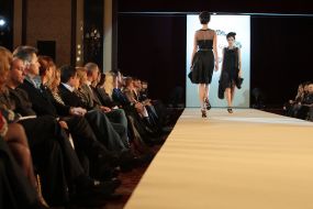 Clothes collection show from designer Aina Gasse