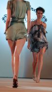 Clothes collection show from designer Aina Gasse