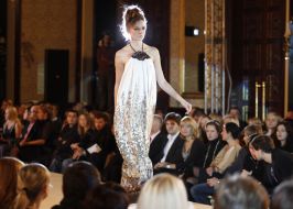Clothes collection show from designer Aina Gasse
