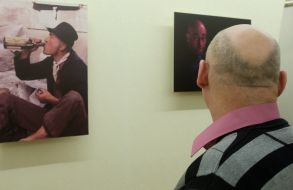 Visitor of exhibition