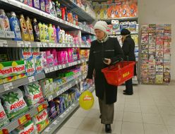 Section of household chemicals