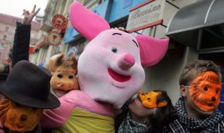 Flash-mob participants