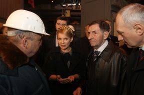 Yuliya Timoshenko, Vladimir Novitsky and Vladimir Boyko