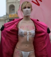 Активистка женского движения ”FEMEN”