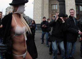Активистки женского движения ”FEMEN”