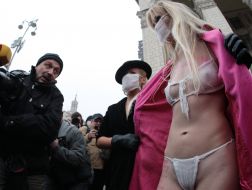 Активистка женского движения ”FEMEN”