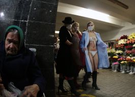 Активистки женского движения ”FEMEN”