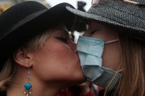 Активистка женского движения ”FEMEN”