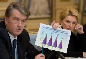 Раиса Богатырева и Виктор Ющенко