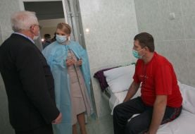Yuliya Timoshenko in hospital