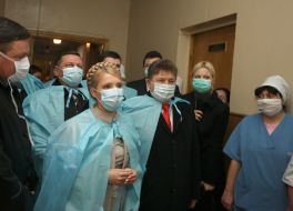 Yuliya Timoshenko in hospital