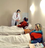 Viktor Yushchenko in a regional oncologic dispensary