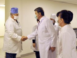 Viktor Yushchenko in a regional oncologic dispensary