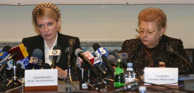 Yuliya Timoshenko and Antonina Ulyakhina