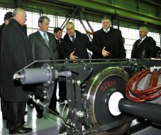 Victor Yushchenko at the wagon works