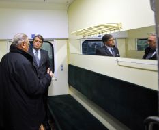 Victor Yushchenko at the wagon works