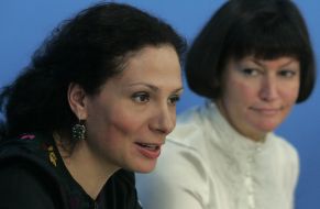 Yuliya Novikova and Irina Akimova