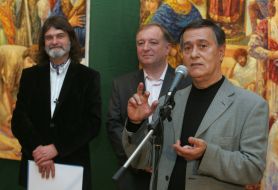 Yuriy Nagulko, Roman Balayan and Aleksey Rogotchenko