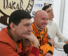 Vadim Nesterchuk, Egor Benkendorf and Andrey Tsaplienko