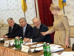 Yuliya Timoshenko and Vladimir Novitsky